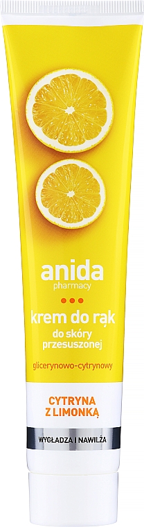 Крем для рук з лимоном - Anida Pharmacy Lemon Hand Cream — фото N1