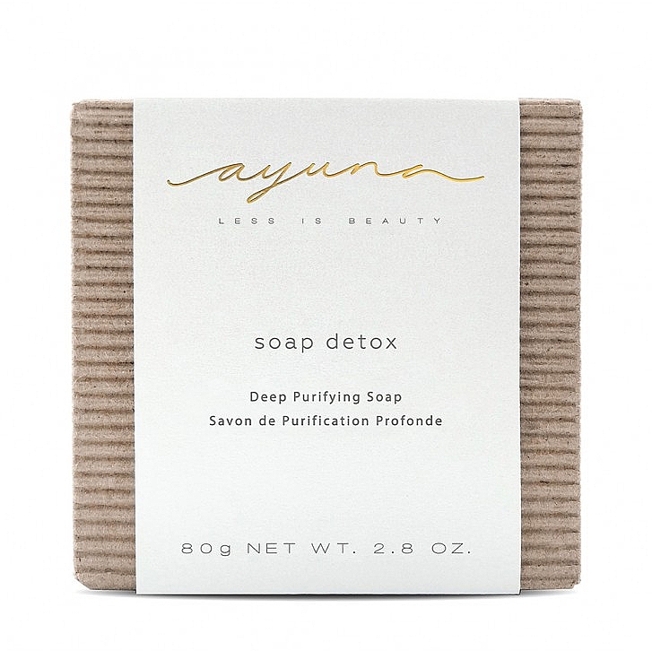Глубоко очищающее мыло - Ayuna Soap Detox Deeply Purifying Soap — фото N3