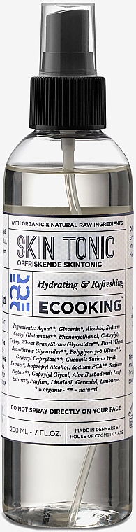 Освежающий и укрепляющий тоник для лица - Ecooking Skin Tonic — фото N1