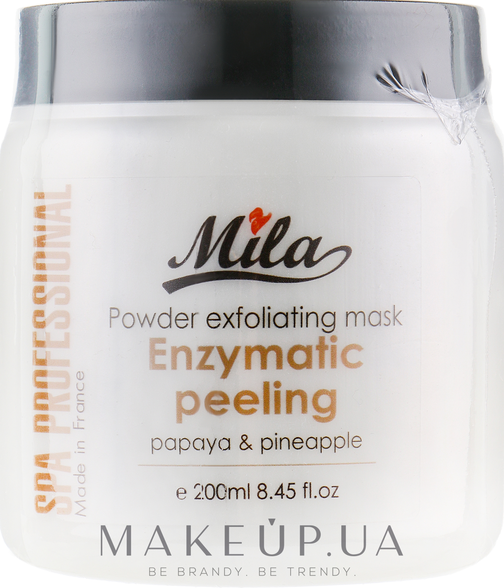 Маска порошкова "Ензипний пілінг"  - Mila Powder Mask Enzymatic Peeling — фото 200ml