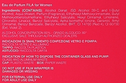 Fila For Women - Парфюмированная вода — фото N3