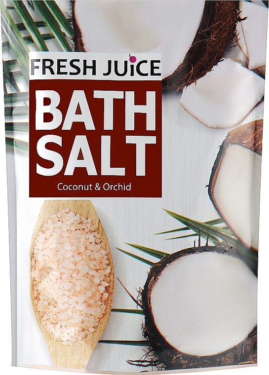 Соль для ванны дой-пак - Fresh Juice Coconut & Orchid 