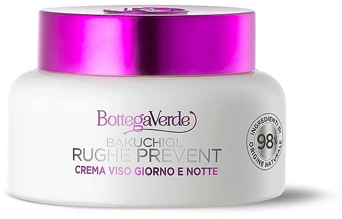 Денний і нічний крем для обличчя з бакучіолом - Bottega Verde Bakuchiol Day And Night Face Cream — фото N1