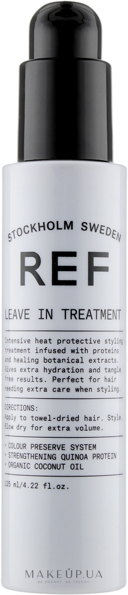 Незмивний засіб для лікування волосся - REF Leave in Treatment — фото 125ml
