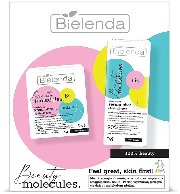 Набір - Bielenda Beauty Molecules Set (cr/50ml + ser/30ml) — фото N1