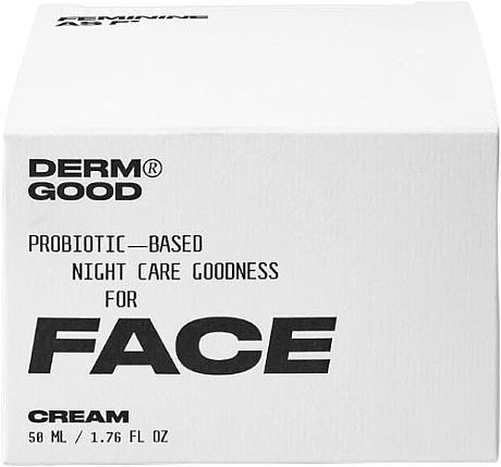 Нічний крем для обличчя з пробіотиками - Derm Good Probiotic Based Night Care Goodness For Face Cream — фото N3