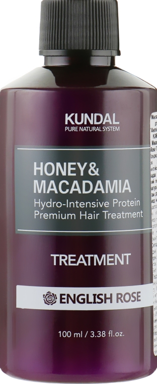 Кондиціонер для волосся "Англійська троянда" - Kundal Honey & Macadamia Treatment English Rose — фото N1