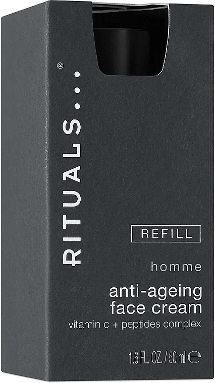 Антивозрастной крем для лица - Rituals Homme Anti-Ageing Face Cream Refill — фото N1