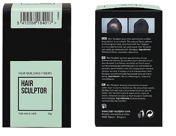 Пудра для потовщення волосся - Sibel Hair Sculptor — фото N1