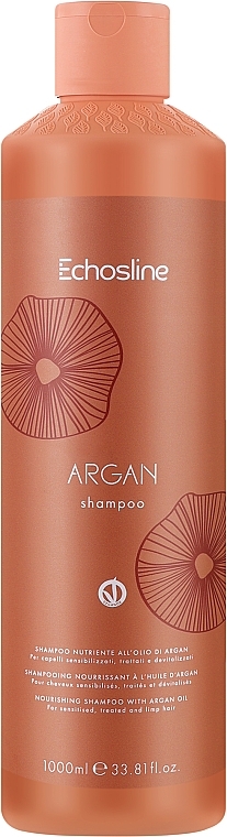 Питательный шампунь для волос - Echosline Argan Shampoo — фото N2