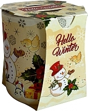 Ароматическая свеча "Снеговик" - Admit Verona Hello Winter Snowman — фото N1