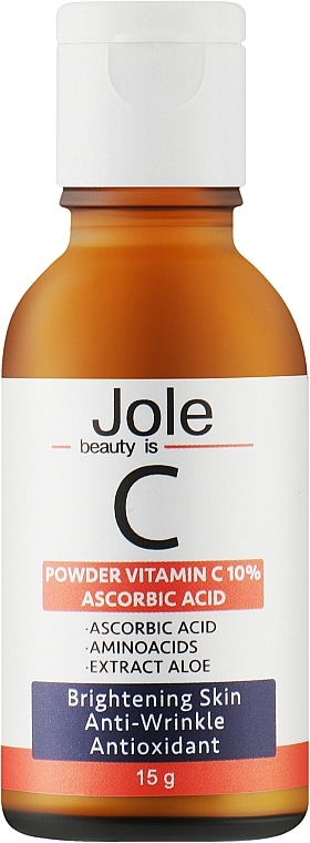 Сироватка порошкова з Аскорбіновою кислотою 10% - Jole Vitamin С Powder — фото N1