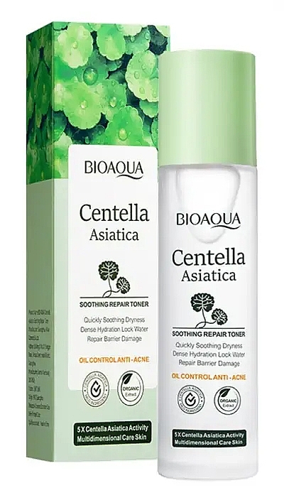 Тонер для лица с центеллой азиатской - Bioaqua Centella Asiatica Soothing Repair Toner — фото N1