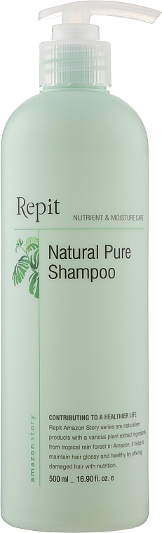 Шампунь для пошкодженого й нормального волосся - Repit Natural Pure Shampoo Amazon Story — фото N5