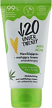 Зволожувальний і матувальний антибактеріальний крем для обличчя - Under Twenty Anti Acne Face Cream — фото N1
