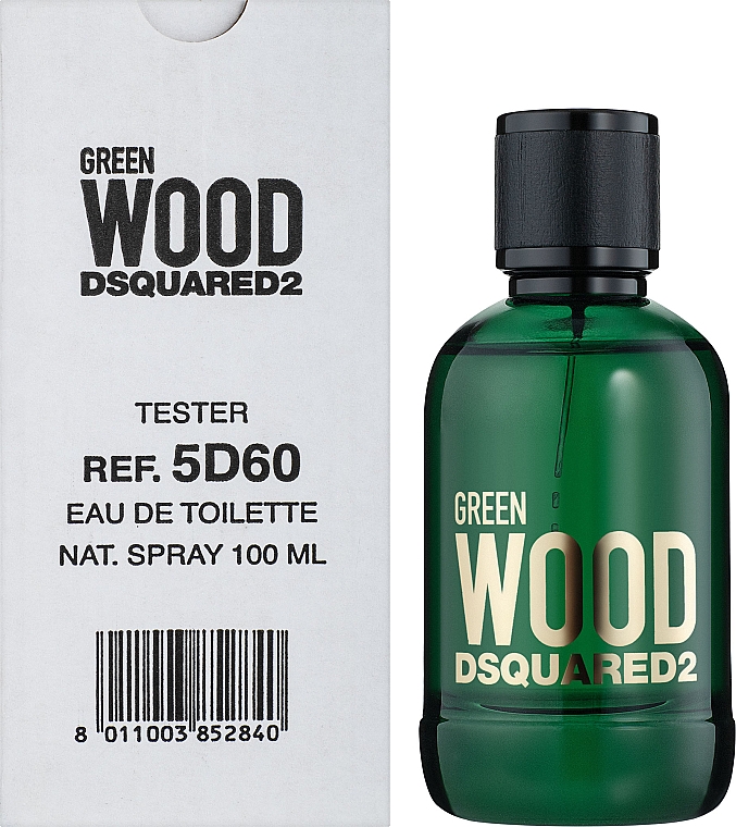 Dsquared2 Green Wood Pour Homme - Туалетна вода (тестер з кришечкою) — фото N2