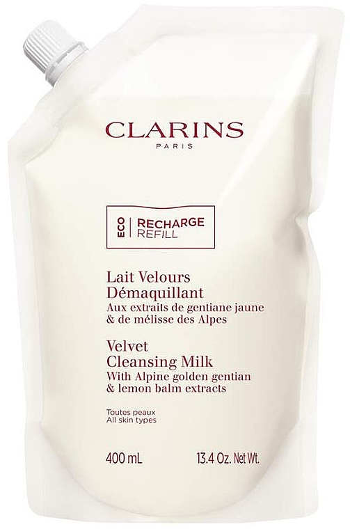 Очищувальне молочко - Clarins Velvet Cleansing Milk (дой-пак) — фото N1