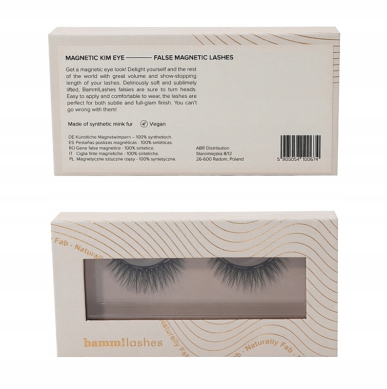 Магнитные ресницы - Bamm!Lashes Magnetic Kim Eye — фото N3