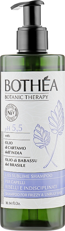 Шампунь для неслухняного волосся - Bothea Botanic Therapy Liss Sublime Shampoo pH 5.5 — фото N1