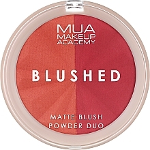 Подвійні рум'яна для обличчя - MUA Blushed Duo Powder Blusher — фото N2