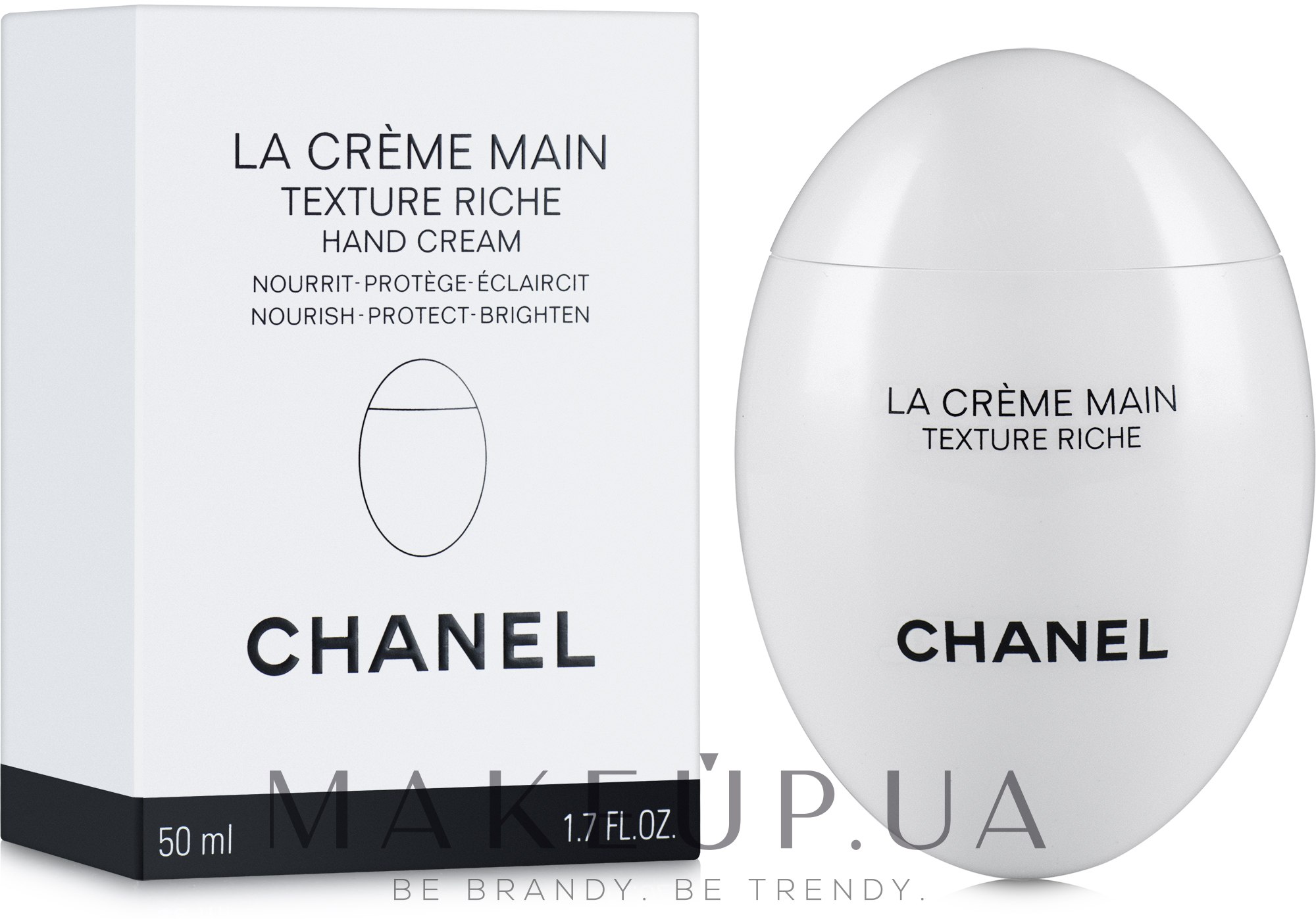Крем для рук и ногтей - Chanel La Creme Main Hand Cream Texture Riche — фото 50ml