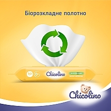 Биоразлагаемые влажные салфетки для взрослых и детей, 50 шт. - Chicolino Biodegradable Wet Wipes — фото N3
