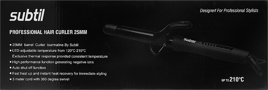 Професіональна плойка для накручування волосся із затискачем 25 мм - Laboratoire Ducastel Subti FDJ-06135 — фото N2