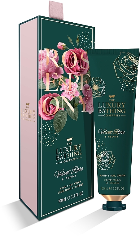 Крем для рук і нігтів - Grace Cole The Luxury Bathing Velvet Rose And Peony Hand Cream — фото N1