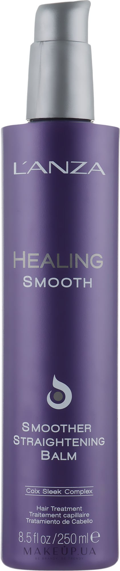 Розгладжувальний термозахисний бальзам для волосся - L'anza Healing Smooth Smoother Straightening Balm — фото 250ml