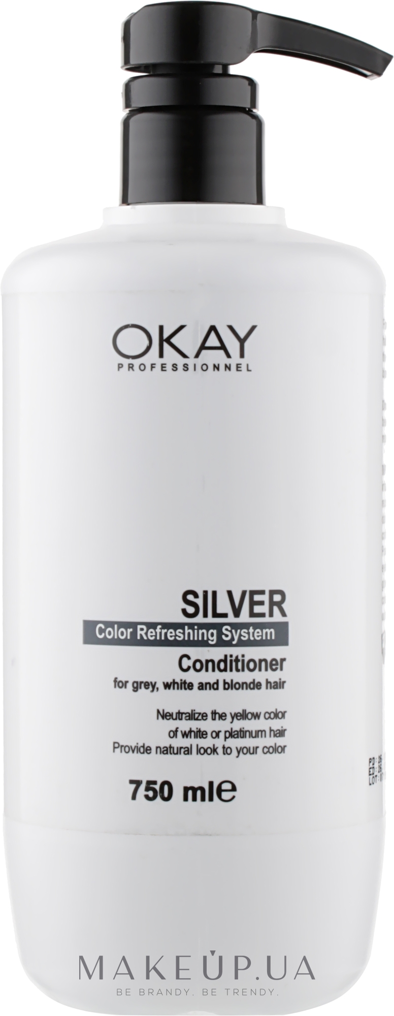 Кондиционер против желтого оттенка - Neva Okay Professional Silver Conditioner — фото 750ml