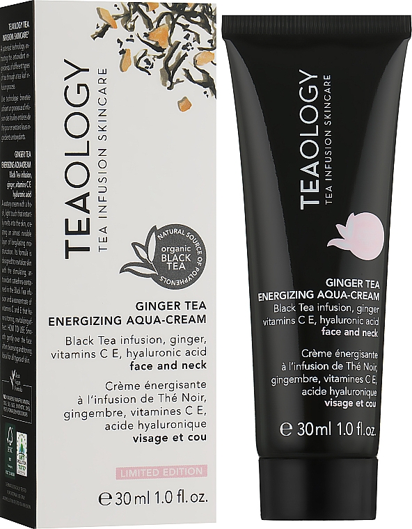 Крем для лица с имбирным чаем - Teaology Ginger Tea Emergizing Aqua Cream — фото N2