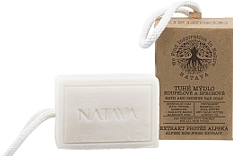 Твердое мыло для ванны и душа "Альпийский эдельвейс" - Natava Bath And Shower Bar Soap — фото N1