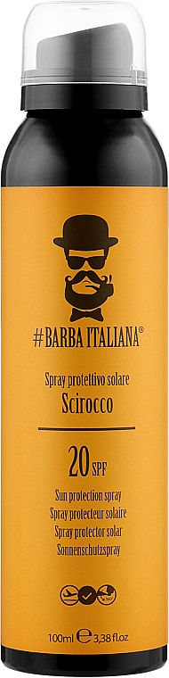 Сонцезахисний спрей - Barba Italiana Scirocco Sun Protective Sprey SPF 20 — фото N1
