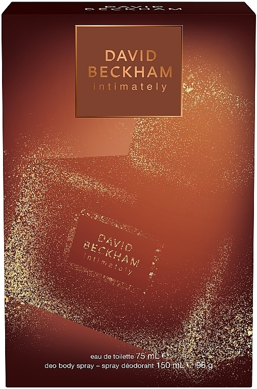 David Beckham Intimately Men - Набор (edt/75ml + deo/150ml) — фото N3