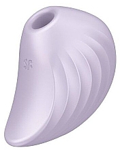 Вакуумный клиторальный стимулятор, фиолетовый - Satisfyer Clitoris Sucker Pearl Driver Violet — фото N2