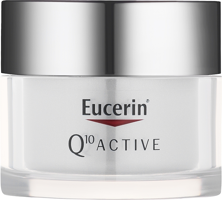 Антивіковий нічний крем для обличчя - Eucerin Q10 Active Night Cream — фото N1