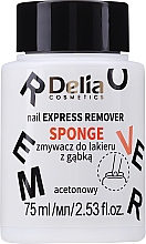 Парфумерія, косметика Рідина для зняття лаку губкою - Delia Sponge Nail Polish Remover Acetone