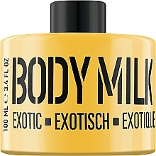 Парфумерія, косметика Молочко для тіла "Екзотичний жовтий" - Mades Cosmetics Stackable Exotic Body Milk