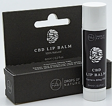 Духи, Парфюмерия, косметика Бальзам для губ для мужчин - Fam Drops Of Nature 60 mg CBD Lip Balm For Man