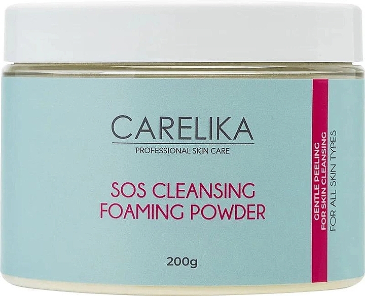 Очищающая пудра для лица - Carelika SOS Cleansing Foaming Powder — фото N1