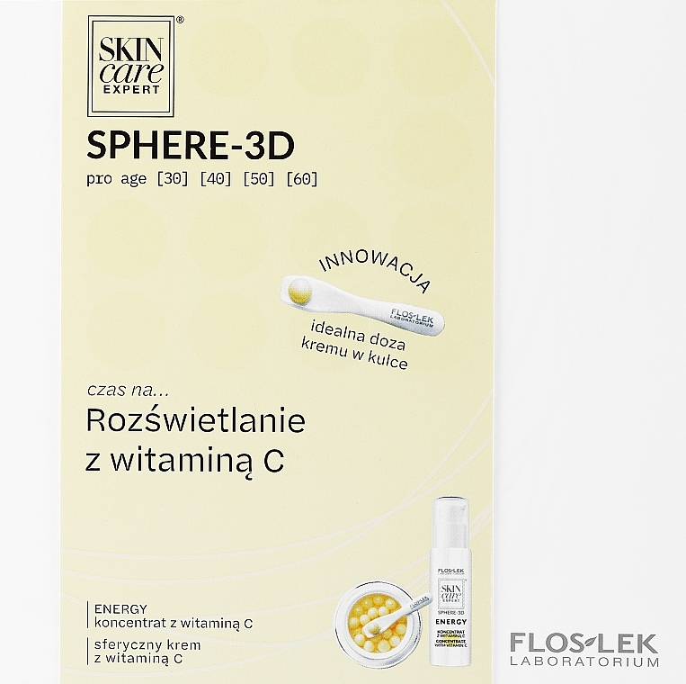 Набір - Floslek Skin Care Expert Energy (cream/11.5g + serum/30ml) — фото N1