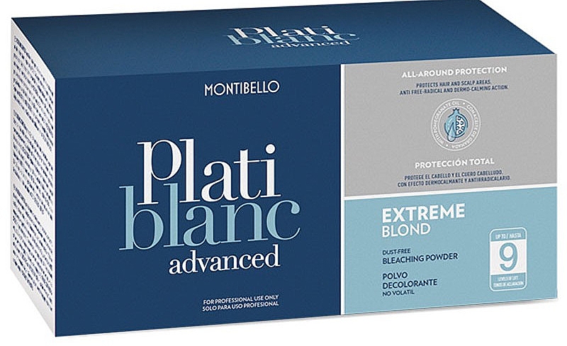 Пудра для інтенсивного освітлення волосся - Montibello Platiblanc Advanced Extreme Blond — фото N1
