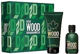 Dsquared2 Green Wood Pour Homme - Набор (edt/100ml + sh/gel/150ml) — фото N1