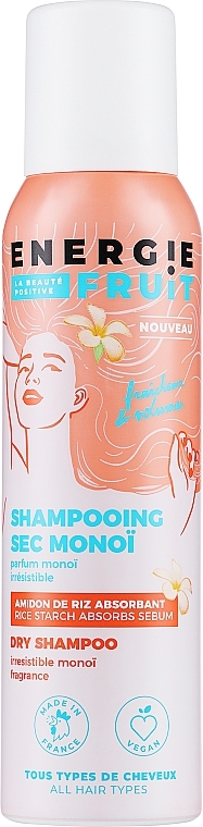 Сухой шампунь "Чувственный монои" - Energie Fruit Sensual Monoi Freshness Dry Shampoo
