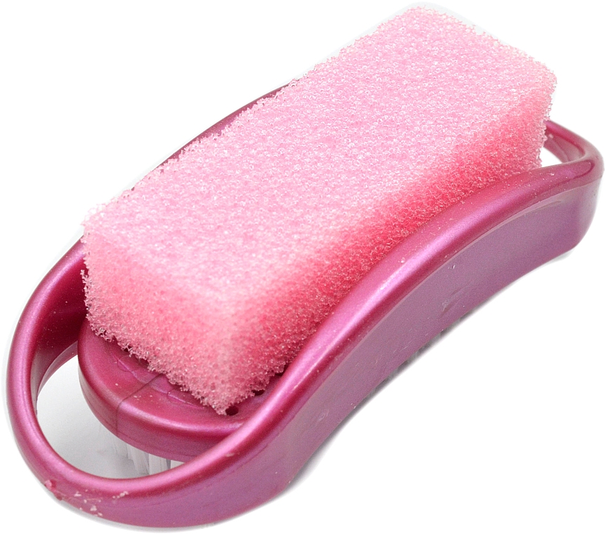 Пемза натуральная косметическая со щеточкой PF-06, розовая - Beauty LUXURY — фото N4
