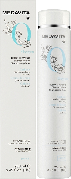 Відновлювальний шампунь-детокс з активним киснем - Medavita Oxygen Detox Shampoo — фото N2