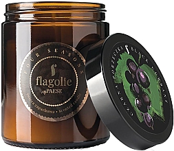 Ароматическая свеча "Черная смородина" в банке - Flagolie Fragranced Candle Black Currant — фото N1