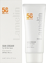 Солнцезащитный крем для всех типов кожи - Lamelin Sun Cream SPF50+PA+++ — фото N2
