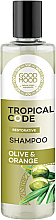 Шампунь для волосся з оливковою олією та екстрактом квітів апельсина - Good Mood Tropical Code Restorative Shampoo Olive & Orange — фото N1