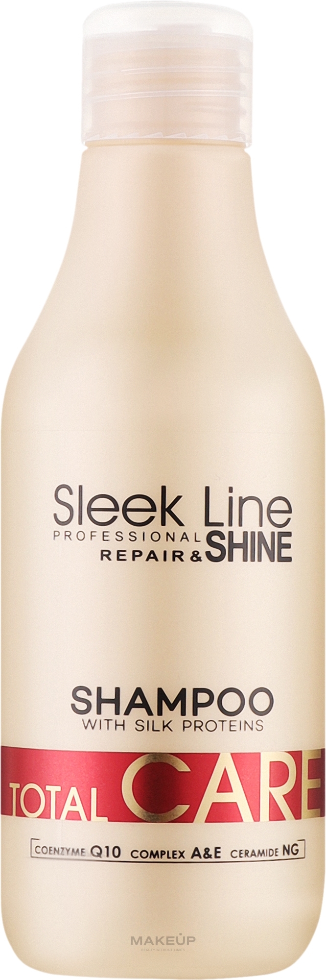 Шампунь із протеїнами шовку - Stapiz Sleek Line Total Care Shampoo  — фото 300ml